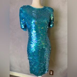 100% silk mermaid dresses - vintage
